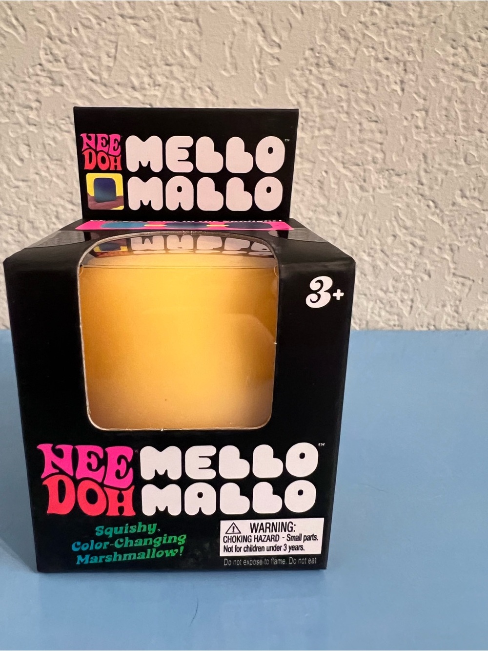 Authentic NeeDoh Mello Mallo Color Changing Squishy - yellow 💛💛💛